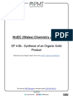 WJEC (Wales) Chemistry A-Level: SP 4.8b - Synthesis of An Organic Solid Product