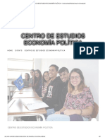 CENTRO DE ESTUDIOS ECONOMÍA POLÍTICA - Universidad Bolivariana de Venezuela