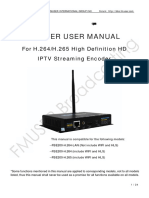 FBE200 IPTV Encoder Manual-改-2016-12-26