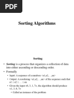 Sorting Algorithms