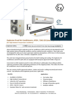 Explosion Proof Air Conditioners, ATEX / EAC-EX Zone 2 Split Units