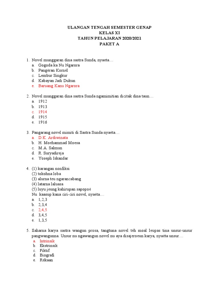 Novel Nyaeta Karya Sastra Dina Wangun Literatur