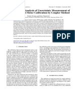 Evaluation and Analysis of Uncertainty Measurement of The Sound Level Meter Calibration by Coupler Method