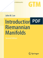 Introduction To Riemannian Manifolds