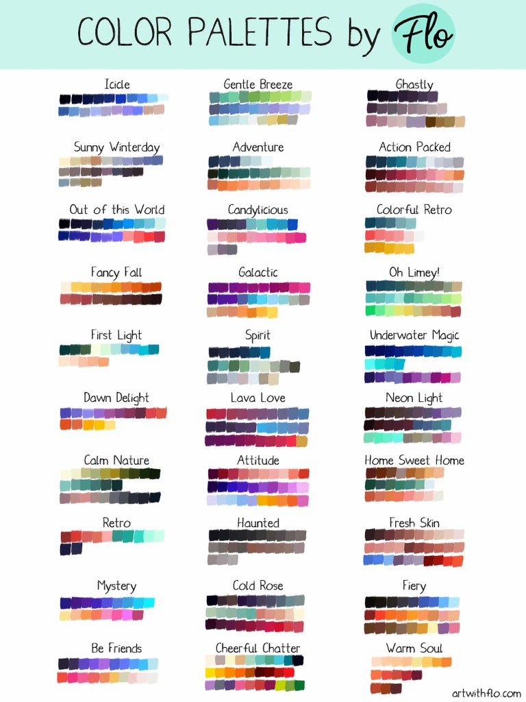 Color Palettes Collection by Flo | PDF