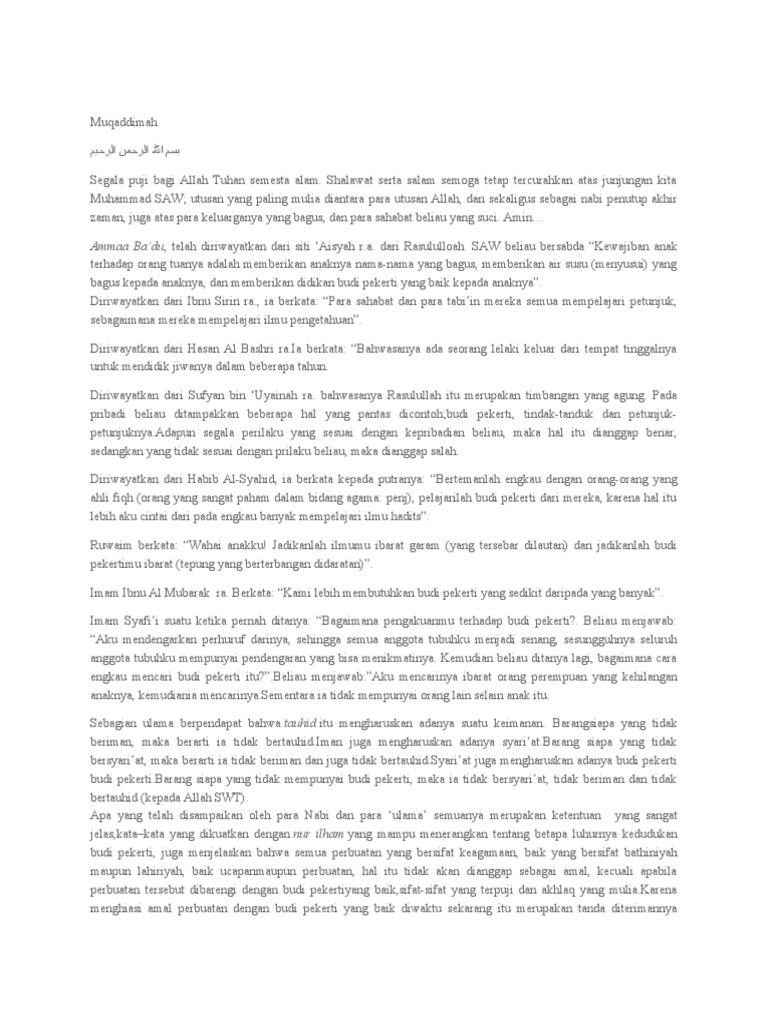 Terjemah Kitab Adabul Muallim Pdf