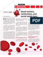 Blood Matters, Reinfections, and Social Media Bans Why Type: Covid-19 Late Breakers