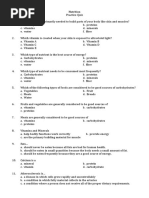 Download Practice Quiz - Nutrition by OnlineEducator SN49635992 doc pdf