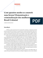 Com quantos medos se constrói uma bruxa