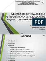 Indicadores Generales de La Petroquímica en Venezuela Años 2013-2014. Un Diseño Documental