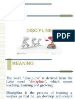 disciplne