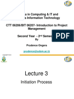 Diploma in Computing & IT and Business Information Technology CTT 06206/BIT 06207-Introduction To Project Management Second Year - 2 Semester