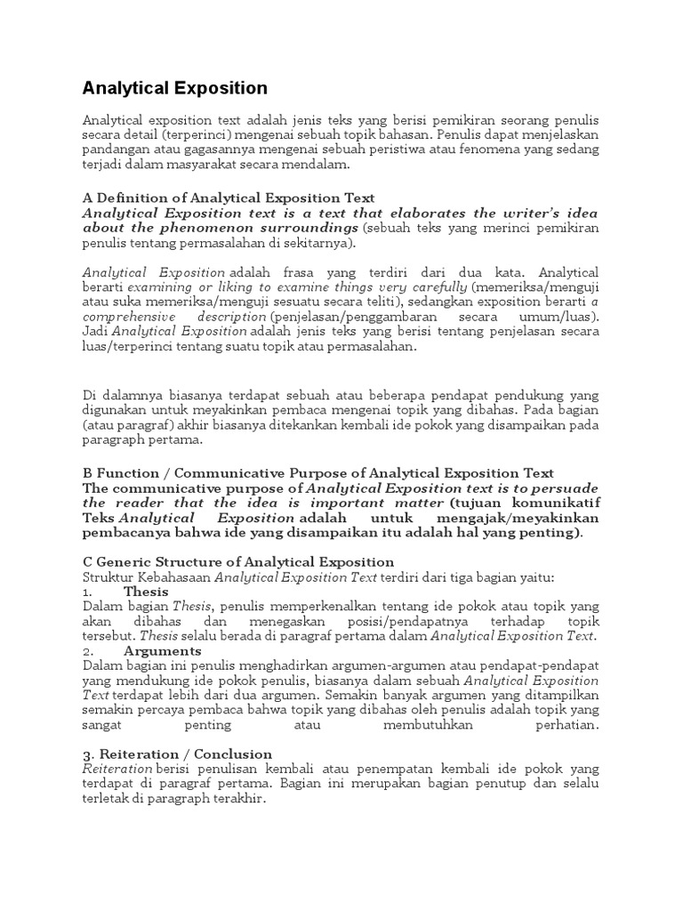 text analytical exposition tentang kesehatan