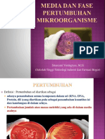 Pertemuan 3-Media Dan Fase Pertumbuhan Mikroorganisme