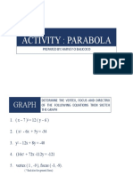 ACTIVITY - Parabola