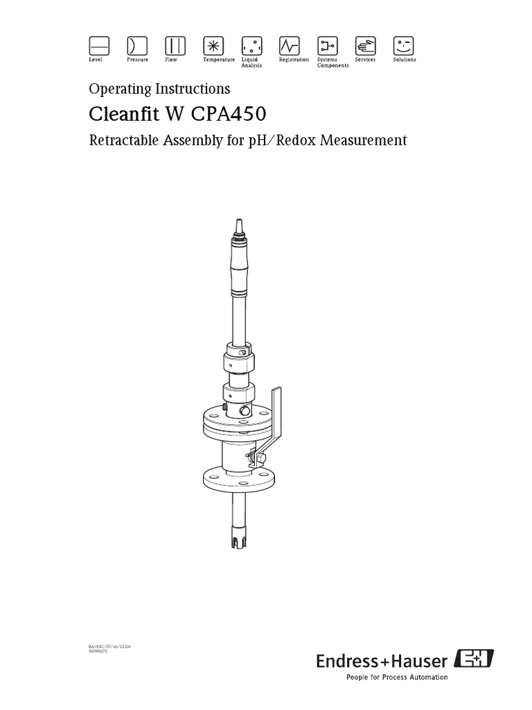 Cleanfit W CPA450: Operating Instructions | PDF