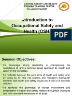 D1.1-Introduction To Occupational Safety & Health