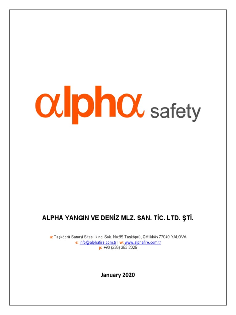 Alpha Safety: Fire & Marine Services | PDF | Calibration | Waterway And ...