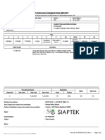 Thorough Examination Report