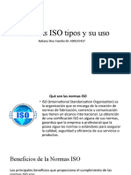 Normas ISO Tipos y Su Uso