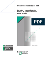 CT189 Maniobra y Protección de Las Baterias de Condensadores