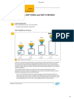 Describing SAP HANA and SAP S/4HANA: Unit 1 Lesson 1