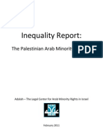 The Palestinian Arab Minority in Israel - Inequality Report