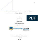 Descripcion Del Desarrollo de La Banca Virtual en Colombia Periodo 2013-2017