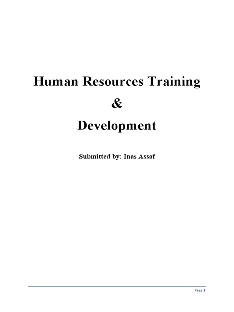 Human Resources Training Impact Analysis | PDF | Employment | Strategic ...