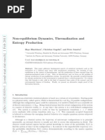 Non-Equilibrium Dynamics, Thermalization and Entropy Production