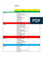 Brief Production Schedule