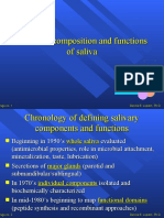 Chemical Composition and Functions of Saliva