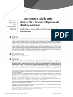 Comportamento Suicida Entre Adolescentes