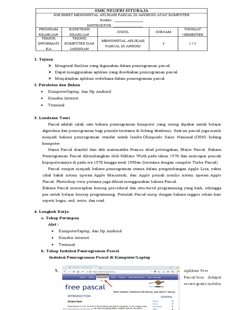 Jobsheet Pertemuan 1 Project Kolaborasi | PDF