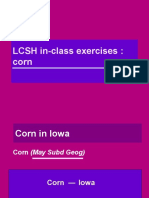 LCSH Exercise 1 - Corn - Answer Key