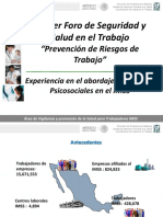 Experiencia en El Abordaje de Factores Psicosociales - IMSS