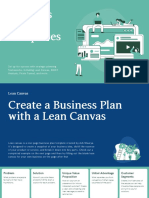 Green and Blue Illustrative Technology Business Plan Presentation