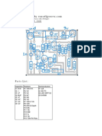 Version 1.2 June 13, 2006: Parts List