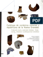 Catalogo Ceramica Colonial y Republicana (Monika Therrien Et Al. FIAN, 2002) Lectura