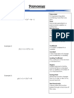 2.1 Introduction To Polynomials Notes 20.21