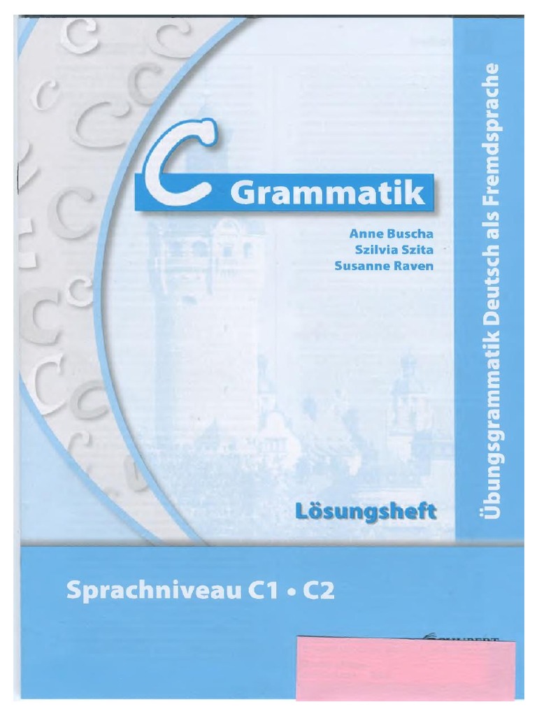 C Grammatik Loesungen PDF | PDF