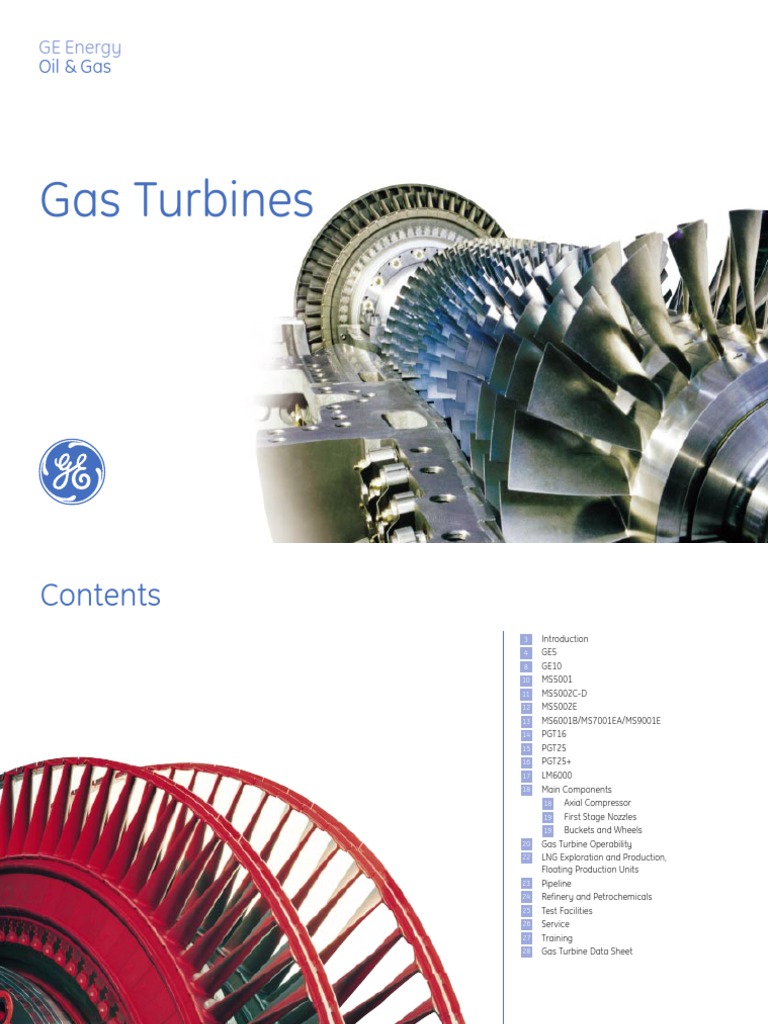 Gas Tur Catalog | PDF | Gas Turbine | Turbine
