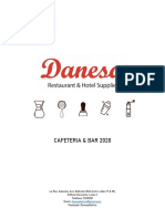 DANESA Catalogo Cafeteria & Bar - 2020