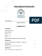 Riphah International University: Assignment 4