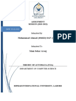 Muhammad Ahmad (8608) TOA Survey Paper