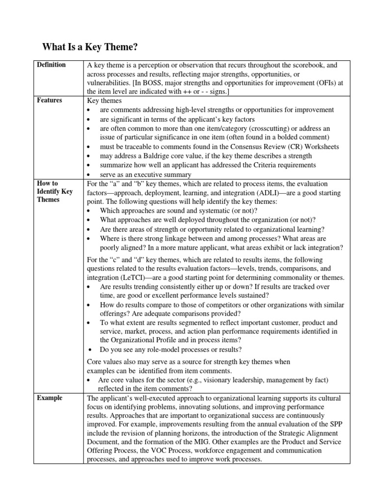 2018 Whats A Key Theme PDF Evaluation Human Nature