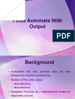 Finite Automata With Output