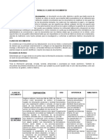 Paralelo Clases de Documentos