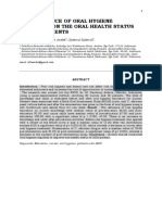 The Influence of Oral Hygiene Education On The Oral Health Status of Aids Patients