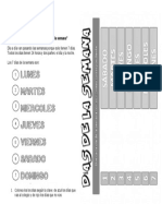 Ficha 1 Historia Dias de La Semana